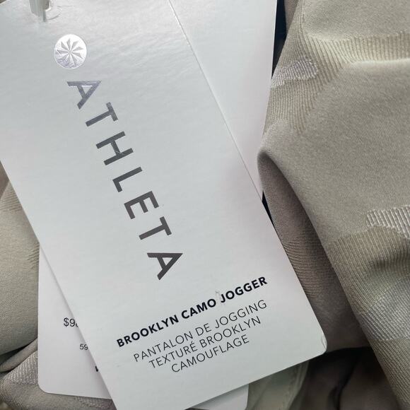 Athleta Women's Brooklyn Camo Jogger Size 26 Tan NWT - Picture 14 of 16